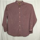 The Foundry 2XL Red and  Blue Plaid Shirt Long Sleeve Shirt Buttoned Down Easy C