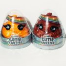 2 Poopsie Cutie Tooties Slime Surprise Drop Red and Orange Glitter Shimmer NIB