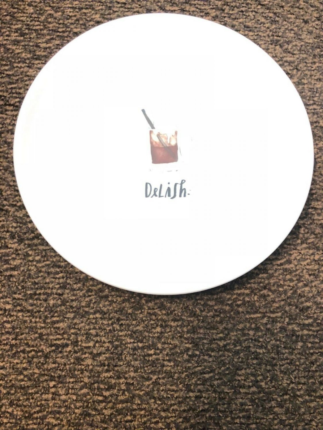 Rae Dunn Artisan Collection by Magenta "Delish" Small Plate NEW