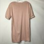 Zara Essentials Shirt Men Size Med Apricot Deluxe Long Length Crew Neck NWT SS