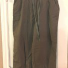 Karen Scott Sport Women Size 12 Petite Olive Green Capris Cropped Pants