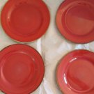 CALIFORNIA PANTRY Small Scallop Edge Plate Dessert Bread/Butter Set of 4
