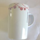 Starbucks Coffee Mug White Red Bulb Ball Cups 2012 Christmas Holiday