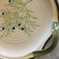 Ceramic Doubled Handled Cake Plate Rommel Nueva for Saparna Rosemary