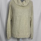 American Rag Cie Womens Turtleneck Knitted Tan Sweater M Size Winter Dress
