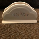 Pfaltzgraff Heirloom Napkin Holder #436 EUC Light mauve RARE FIND EXCELLENT