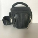 Quantaray QR HS20 molded SLR camera holster bag All Black Top Handle Excellent