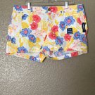 OLD NAVY Shirt Womens Size 16 White Blue Yellow Floral Pocket Beachy NWT