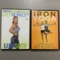 Great Buns and Thighs Step Workout DVD and Iron Yoga DVD Set of 2 inside case