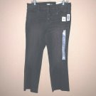 Old Navy Women Black Flare Raw Hem Jeans Size 12 NWT Original $39.99
