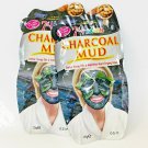 7th Heaven Face Mask Charcoal Mud Peel Detox Away OilS 0.5oz Each Lot of 2