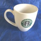 Starbucks Coffee Mug White Full Siren Mermaid Cup Logo 14 oz. EUC 2007