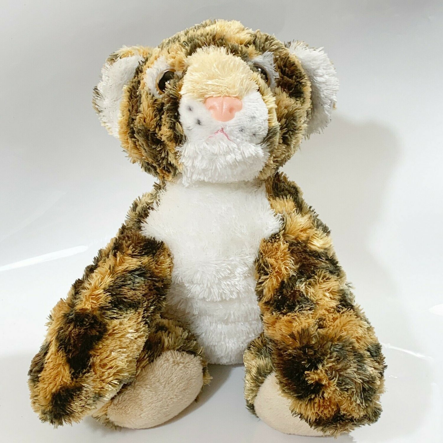 Aurora Plush Bengal Tiger Classic Baby Cub Stuffed Animal Bean Bag Toy 10"