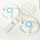 Nintendo Wii Steering Wheel for Mario Kart OEM Set Of 2 and 1 Generic Racket