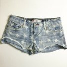 Levis Shorts Women 5 Blue Stars Low Rise Light Wash