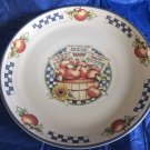 International China Plate 11" Appletime Pattern Dinner Medium Rare Stoneware