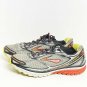 Brooks Ghost Sneakers Men 13 Grey Yellow Round Toe Running Athletic