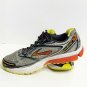 Brooks Ghost Sneakers Men 13 Grey Yellow Round Toe Running Athletic