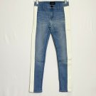 Black Orchid Jeans Women 27 Blue Half White Skinny High Waisted Everyday Wear