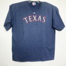 Texas Rangers Shirt Men 2XL Black Round Neck Short Sleeve