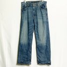 Cremieux Jeans Men 32 Distressed Medium Wash Straight Leg Relaxed Classic Fit