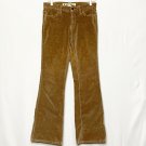 Gap Women Pants 4R Cream Beige Boot Cut Corduroy Mid Rise Zipper