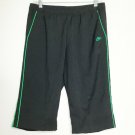 Nike Shorts  Men M Black Green Accent Logo Active Wear Basketball Shorts