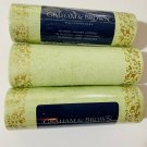 Graham & Brown  Wallpaper LOT of 3 Blackburn Gold Filigree Light Green Removable