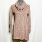 Ruby Moon Top Women S Pink Long Sleeved Cowl Neck Tunic Knit Sweater Comfy
