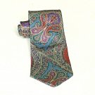 Bert Pulitzer NeckTie Blue Multicolored 100% Silk Business Casual Work Office
