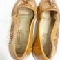 Panama Jack Shoes 8.5M Brown Tassel Weave Kilted Vidal Leather Point Toe Beach