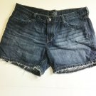 Old Navy Shorts Women 12 Blue Flirt Low Rise Dark Wash
