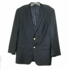 BROOKS BROTHERS 1818 Suit Jacket Sz 42R Blue Madison Wool Gold Button Saxx Navy