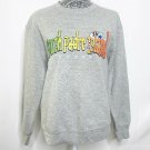 South Padre Island Sweatshirt M Grey Green Yellow Red Logo Long Sleeve