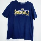Smashville Unisex Shirt XL Yellow College Short Sleeved Crew Neck Triple Peak