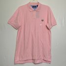 Chaps Polo Shirt Men M Pink Small Logo Collared Short Sleeve Buttons Casual Wear