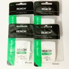 REACH Mint Waxed Floss 55 Yards (4 Ct) 220 Yards Johnson And Johnson Brand New