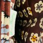 Vera Bradley Bag Java Gray Mini Hipster Crossbody Purse Messenger Brown Floral