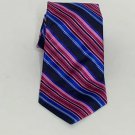 Express NeckTie Blue Purple Stripes 100% italian Silk Professional Work Office
