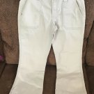 Levi Strauss Pants 4 Signature Denim Light Green 100% Cotton Cargo Capri Cropped