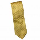 Roundtree & Yorke Men Necktie Gold Square 100% Silk Business Office Wear