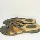 Born Sandals  Women Size 10 Tan Black Straps Casual Summertime Outdoor Wear
