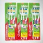 Colgate Toothbrush Soft Brush Full Head Classic Clean Tongue 3 Pack NIB