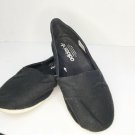 Adidas Shoes Women 7.5 Black White Soles Logo On Casual Moccasin Boat