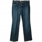 Tint Jeans Women Size 16 Blue Denim Dark Wash 5 Pocket Zip Fly Straight Leg