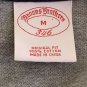 Brooks Brothers Shirt Men Grey M Small Black Logo Collared Long Sleeve Business