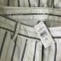NWT Ann Taylor Loft Shorts Size 6 Blue White Stripes Front Back Pocket Summer