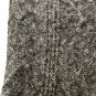 AMERICAN EAGLE Sweater Womens Large Black Heather Round Neck Long Sleeve Ribbed