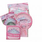 Princess Tiara Pink Lavender Happy Birthday Party Decorations Supplies Pack Deco