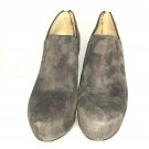 Nine West Bootie Women 10 Brown Ankle Faux Suede Back Zipper Party Wear Fall